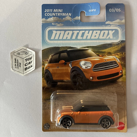 2025 MATCHBOX European Series 2 #3 - 2011 Mini Countryman (Orange) E00