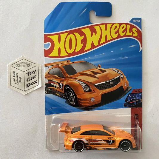 2026 HOT WHEELS #90 - ‘16 Cadillac ATS-V R (Orange #7 Nightspeed -Long Card) A80