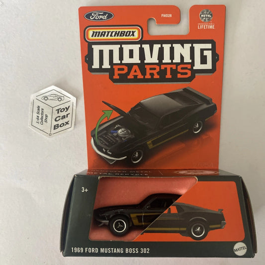 2024 MATCHBOX Moving Parts - 1969 Ford Mustang Boss 302 (Opening Hood) E00