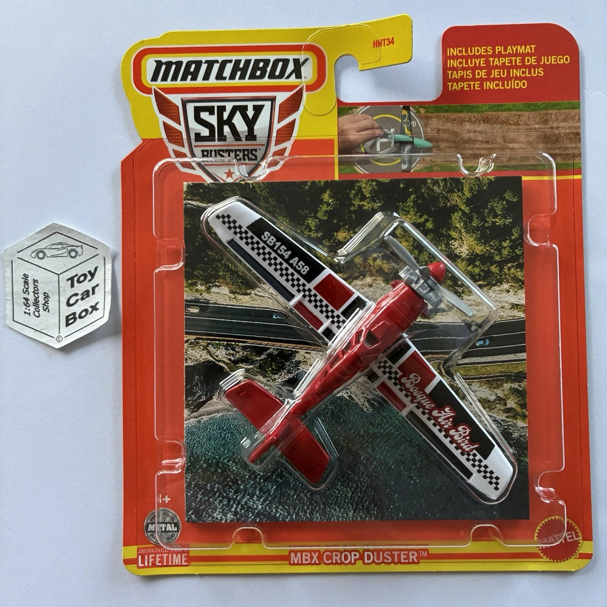 2024 MATCHBOX Sky Busters #31 - MBX Crop Duster (Red & White - Unopened) D02g