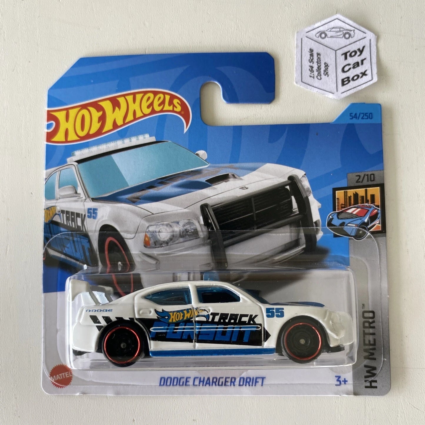 2023 HOT WHEELS #54 - Dodge Charger Drift (#2 HW Metro - Short Card) A12