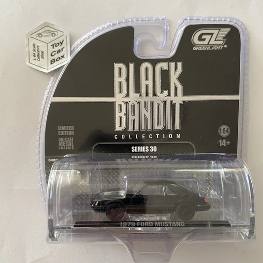 GREENLIGHT - 1979 Ford Mustang (Black Bandit Series 30) J45g