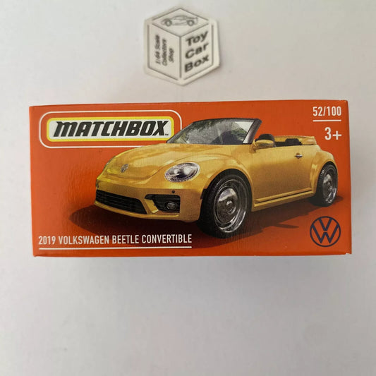 2024 MATCHBOX #52 - ‘19 Volkswagen Beetle Convertible (Yellow - Power Grab) B80