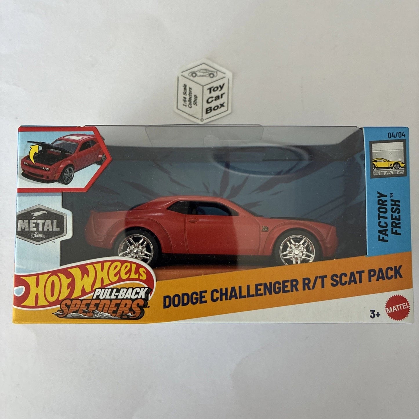 2026 HOT WHEELS 1:43* - Dodge Challenger R/T Scat Pack (Pull-back Speeders) C12