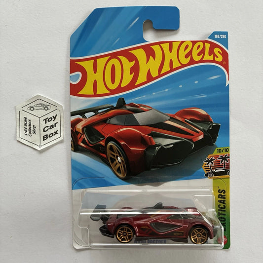 2026 HOT WHEELS #158 - Mach Speeder (Cherry Red #10 Exoticars - Long Card) B64