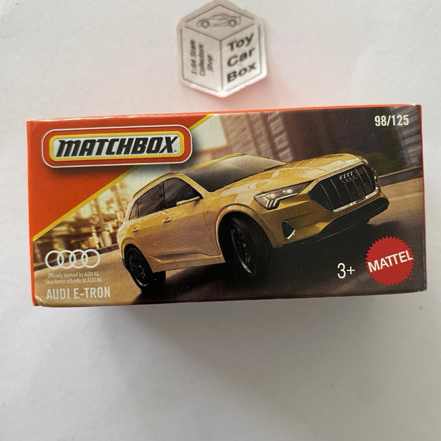 2025 MATCHBOX #98 - Audi E-Tron (Yellow - Power Grab) - C50