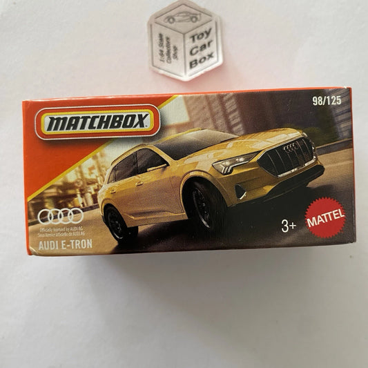2025 MATCHBOX #98 - Audi E-Tron (Yellow - Power Grab) - C50