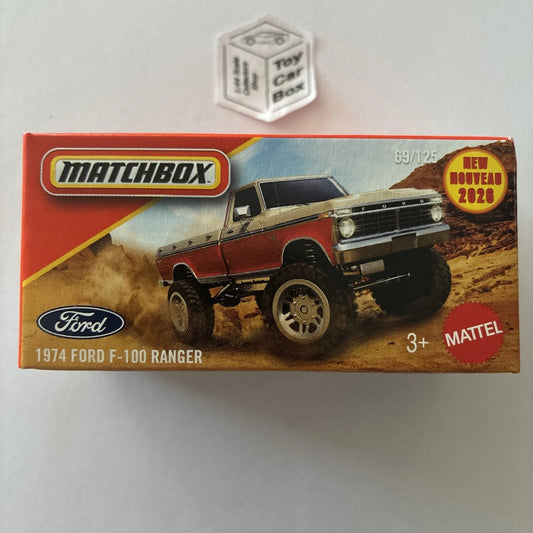 2026 MATCHBOX #69 - 1974 Ford F-100 Ranger (White - Power Grab - Unopened) B42g