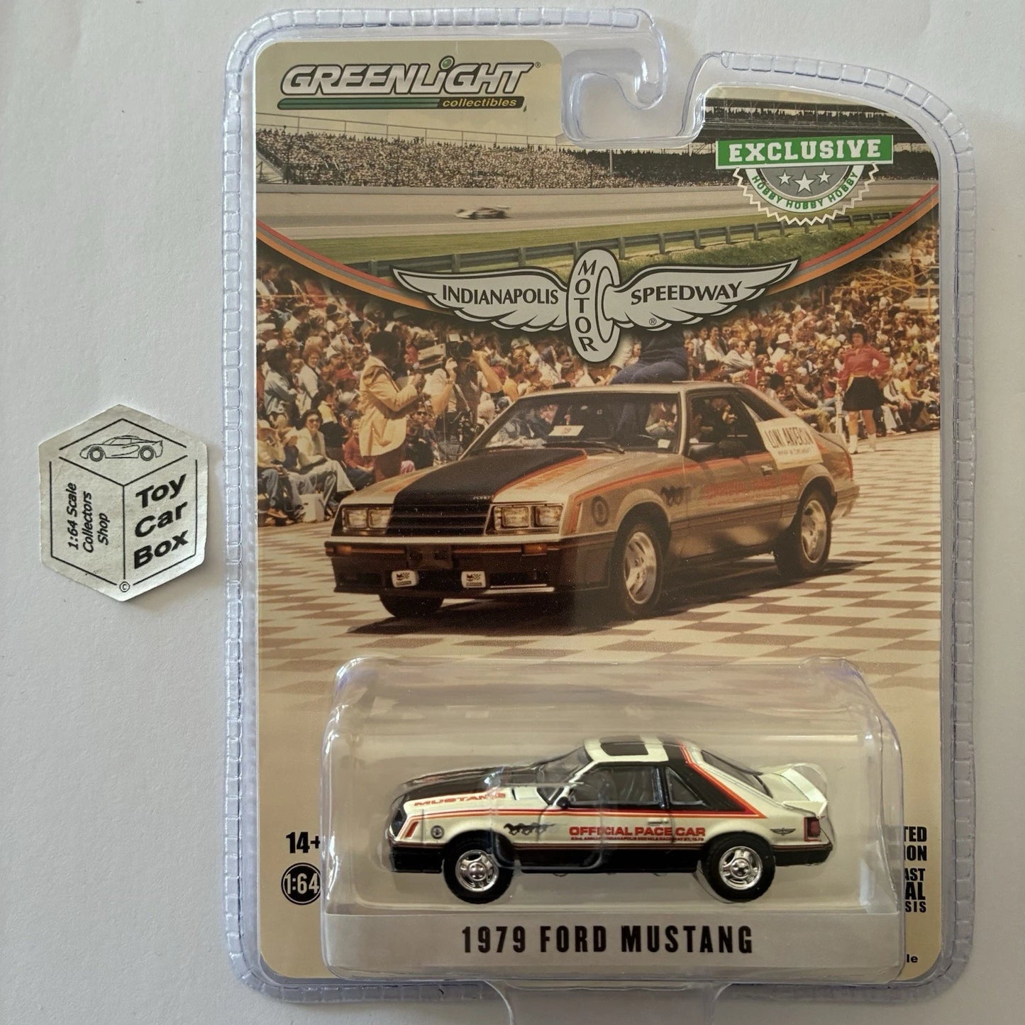 GREENLIGHT - 1979 Ford Mustang (1:64 Indianapolis Motor Speedway Pace Car) J45g