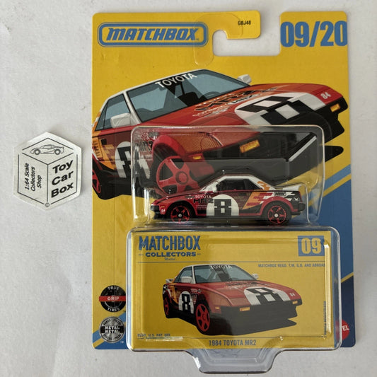 2026 MATCHBOX Collectors #9 - 1984 Toyota MR2 (Premium - Red -Headlights Up) G35