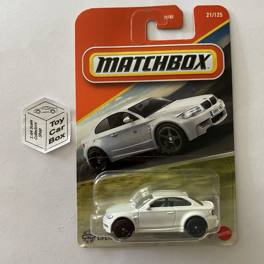 2025 MATCHBOX #21 - BMW 1M Coupe (White - Long Card) B00