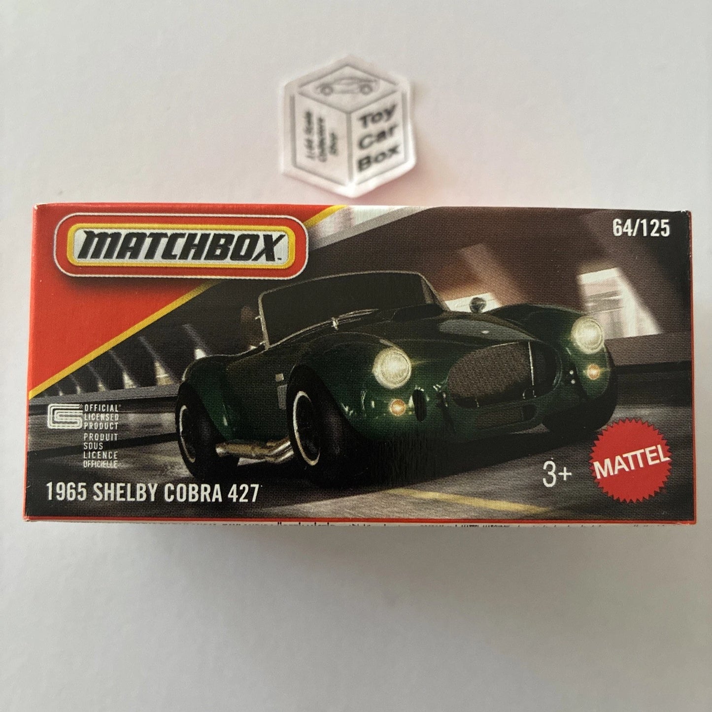 2026 MATCHBOX #64 - 1965 Shelby Cobra 427 (Green - Power Grab - Unopened) B42g