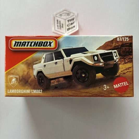 2026 MATCHBOX #87 - Lamborghini LM002 (White - Power Grab - Unopened) B80