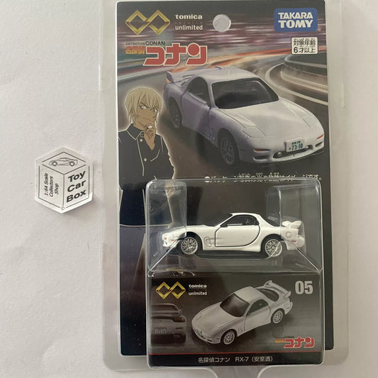 TOMICA Unlimited #05 - Mazda RX-7 (White - Detective Conan) J00