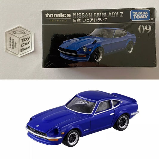 TOMICA Premium #09 - Nissan Fairlady Z (Blue - 1/58 Scale - Boxed) J00