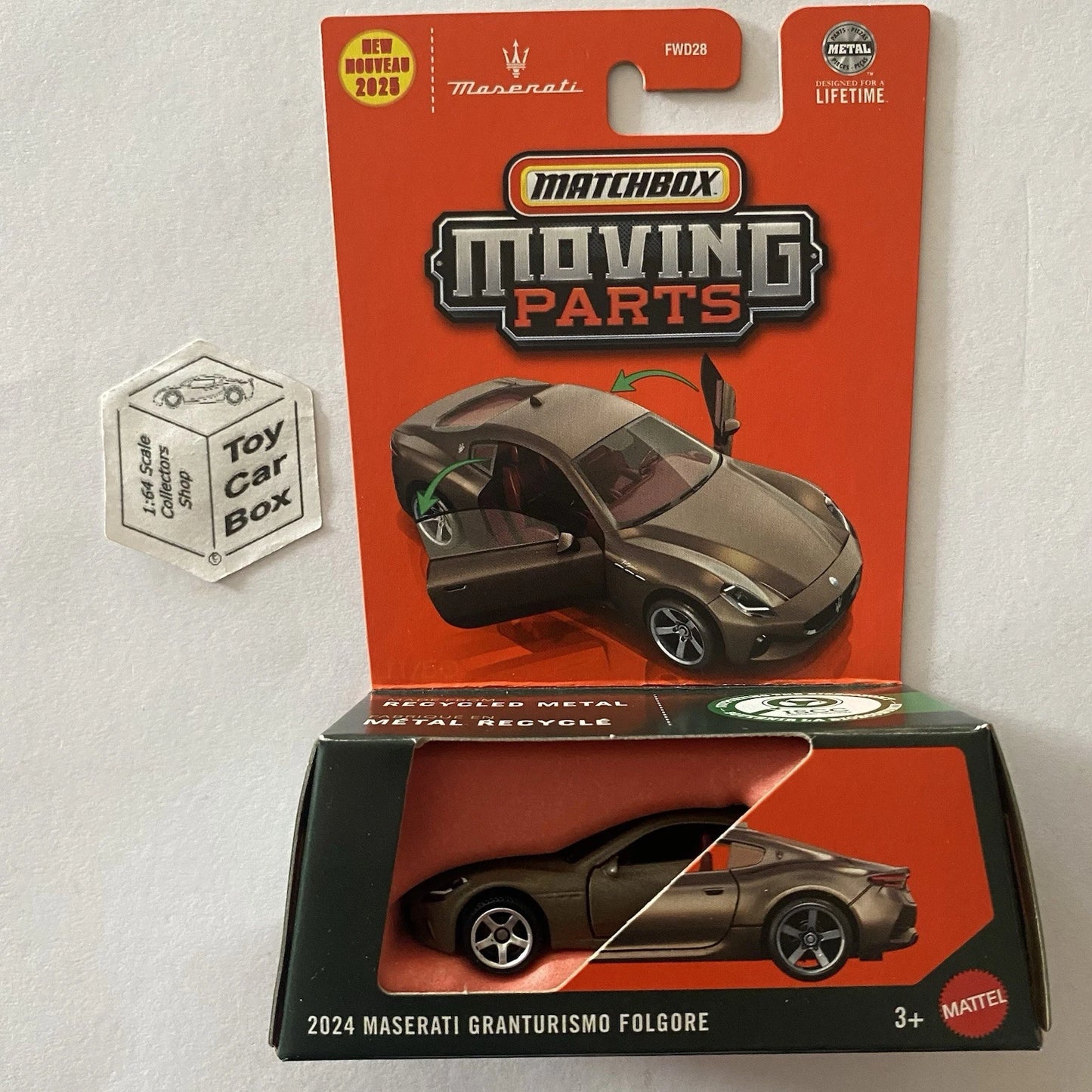 2025 MATCHBOX Moving Parts - 2024 Maserati GranTurismo Folgore (Brown #11) F00