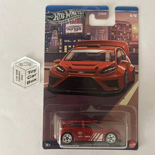 2025 HOT WHEELS Compact Kings - ‘12 Ford Fiesta (Red #1 Silver Series) D50
