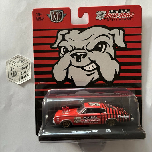 M2 MACHINES - 1966 Dodge Charger Hemi (Speed Dawg - Auto-Drivers R132) L92g