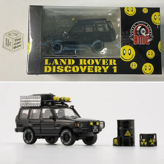 BM CREATIONS - 1998 Land Rover Discovery 1 HAHA Smile (1:64 - Black - RHD) Og
