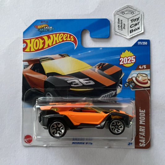 2025 HOT WHEELS #171 - Amaru GTC (Orange #4 Safari Mode - Short Card) Z72