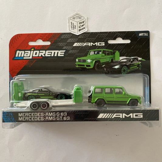 MAJORETTE Mercedes-AMG Trailers - Merc GT63 & G63 Wagon (1/64 Scale*) P49