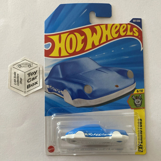 2025 HOT WHEELS #187 - Porsche 911 Carrera Clip - Key Ring - Long Card) A80