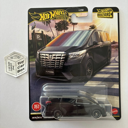 2026 HOT WHEELS Boulevard #151 - 2015 Toyota Alphard (Black - Premium) G04