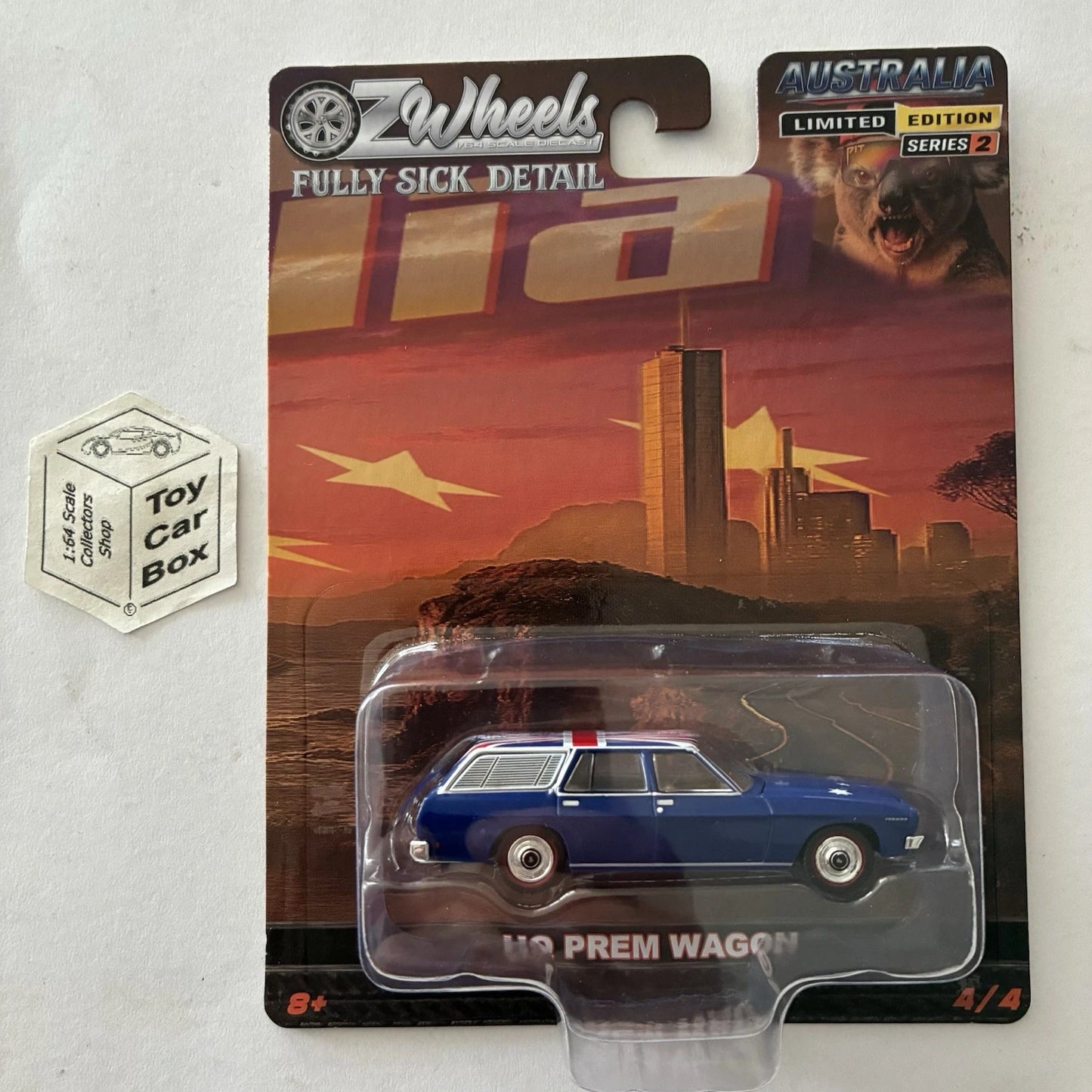 OZ WHEELS Australia - Holden HQ Prem Wagon (Blue - Australian Flag Design) M19