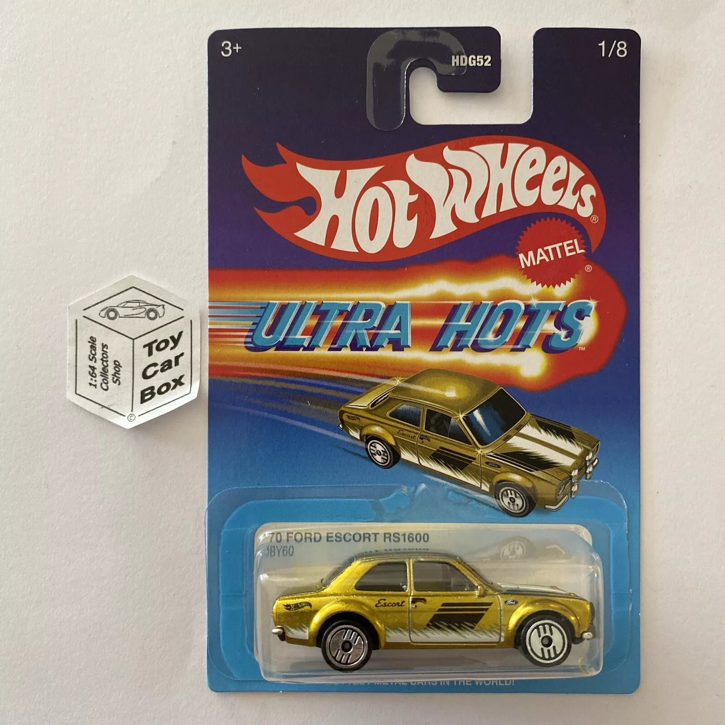 2025 HOT WHEELS Ultra Hots #1 - ‘70 Ford Escort RS1600 (Gold) D86