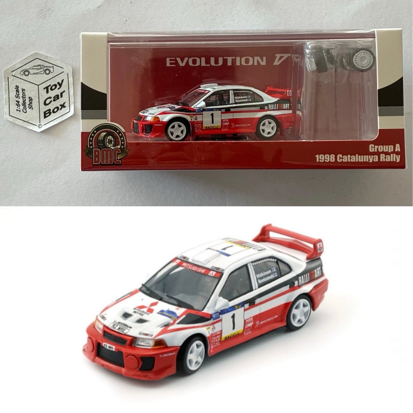 BM CREATIONS - Mitsubishi Lancer Evolution V (Group A 1998 Catalunya Rally) U86g