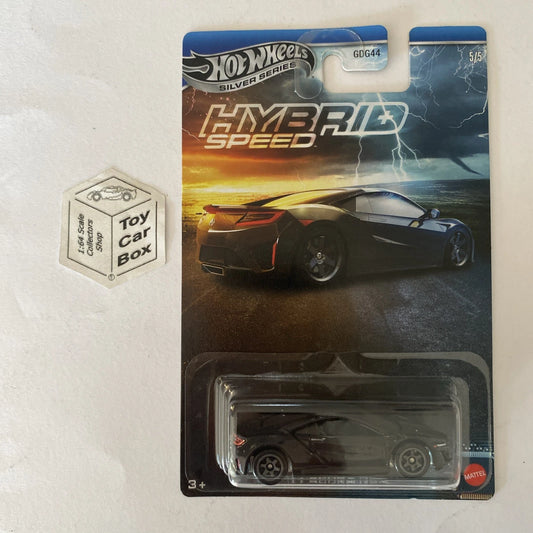 2025 HOT WHEELS Themed - ‘17 Acura NSX (Black #5 Hybrid Speed) C24