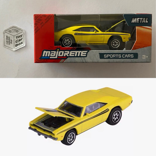 MAJORETTE - Dodge Charger R/T (Yellow - Sports Cars Box) 1/64 Scale* - E38