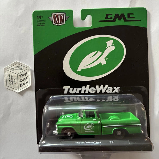 M2 MACHINES - 1959 GMC Fleetside Truck (Turtle Wax - Auto-Drivers R132) L92g