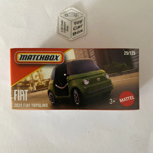 2025 MATCHBOX #25 - 2024 Fiat Topolino (Power Grab - Green) B80