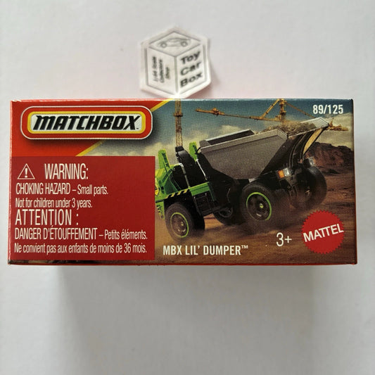 2026 MATCHBOX #89 - MBX Lil’ Dumper (Green - Power Grab - Unopened) C50