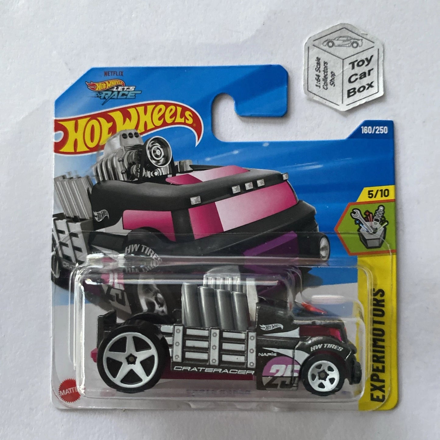 2025 HOT WHEELS #160 - Crate Racer (Grey #5 Experimotors - Short Card) Z72