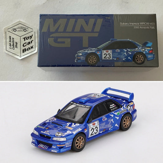 Mini GT #1078 - Subaru Impreza WRC97 #23 (2000 Acropolis Rally -1/64 Scale) N50g