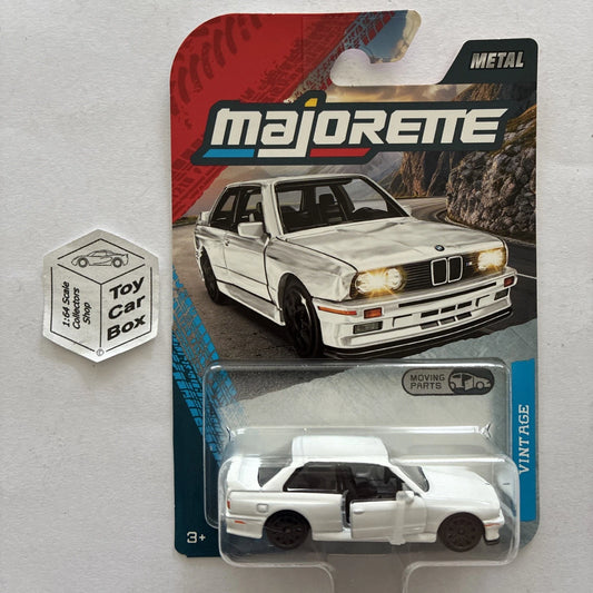 MAJORETTE BMW M3 (White - Vintage Cars - Opening Doors) 1/64 Scale* - E64