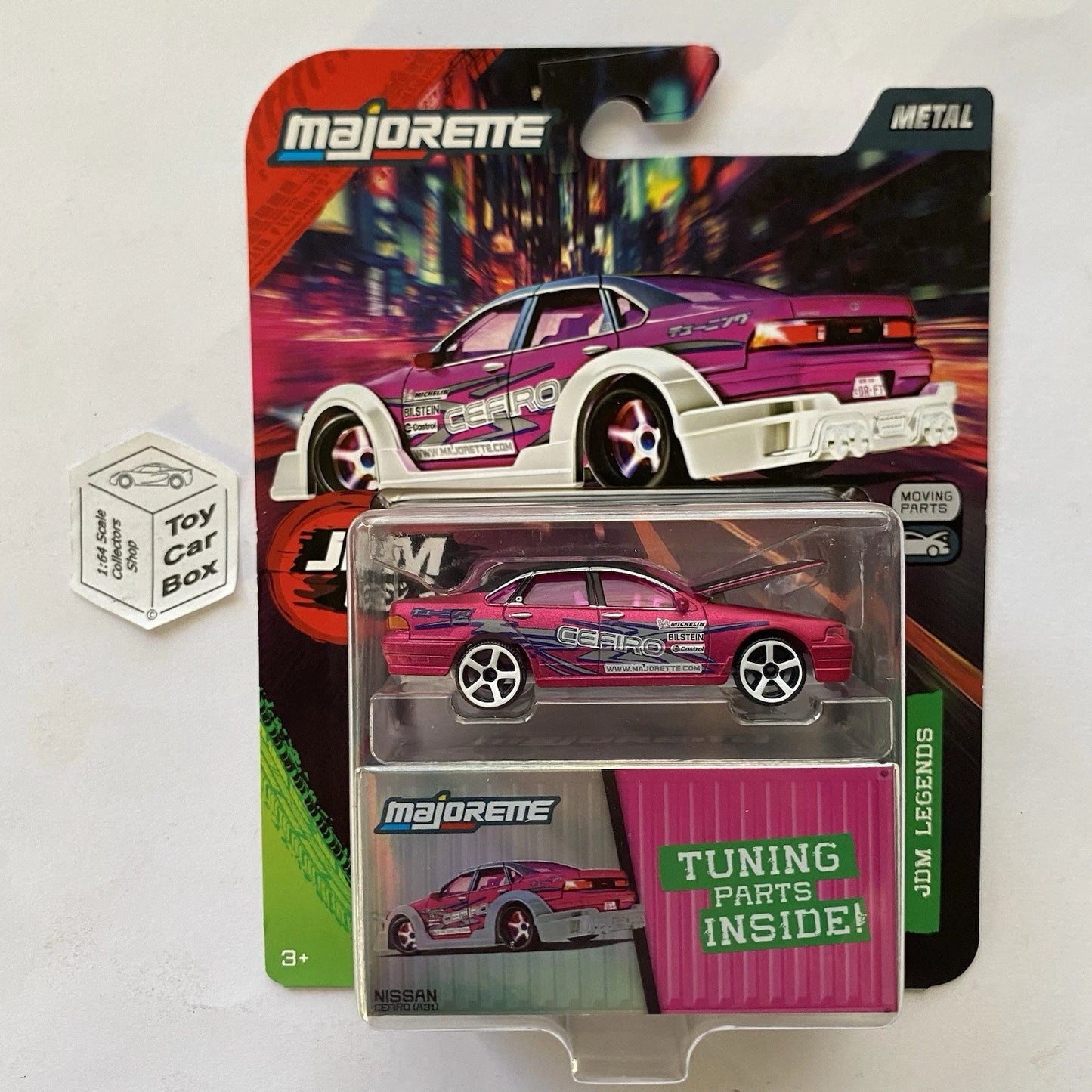 MAJORETTE Nissan Cefiro (Pink ‘25 Chase - JDM Legends Deluxe) E38