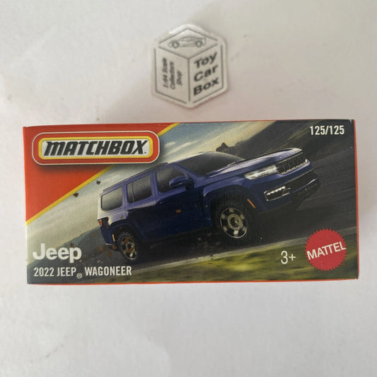2025 MATCHBOX #125 - 2022 Jeep Wagoneer (Blue) - B80