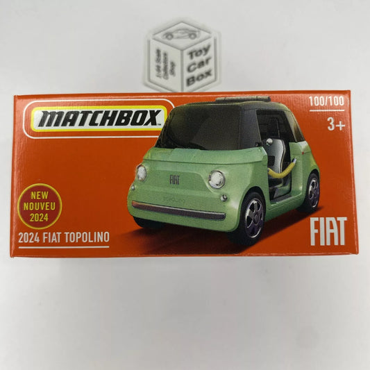 2024 MATCHBOX #100 - 2024 Fiat Topolino (Green - Power Grab - Unopened) B80