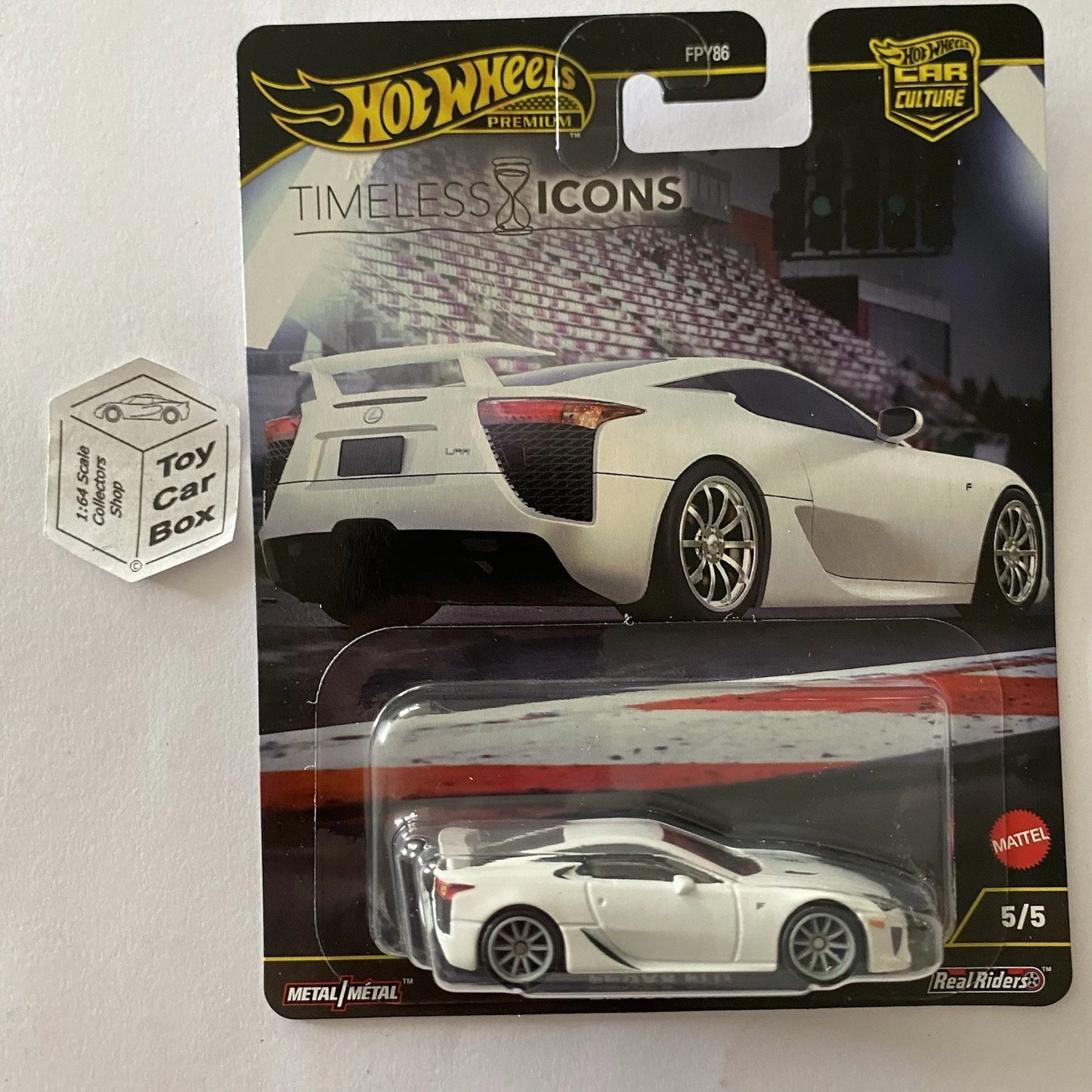2025 HOT WHEELS Car Culture - Lexus LFA (White #5 Timeless Icons - Premium) G04