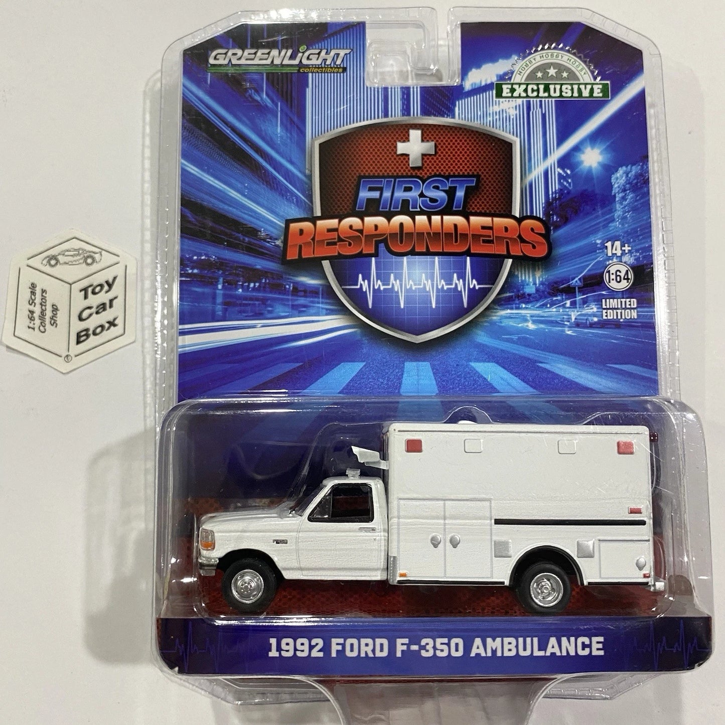 GREENLIGHT - ‘92 Ford F-350 Ambulance (First Responders Hobby Exclusive - Blank)