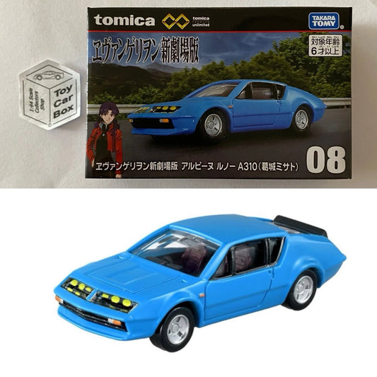 TOMICA Unlimited #08 - Renault Alpine A310 (Blue - Rebuild Of Evangelion) L00g