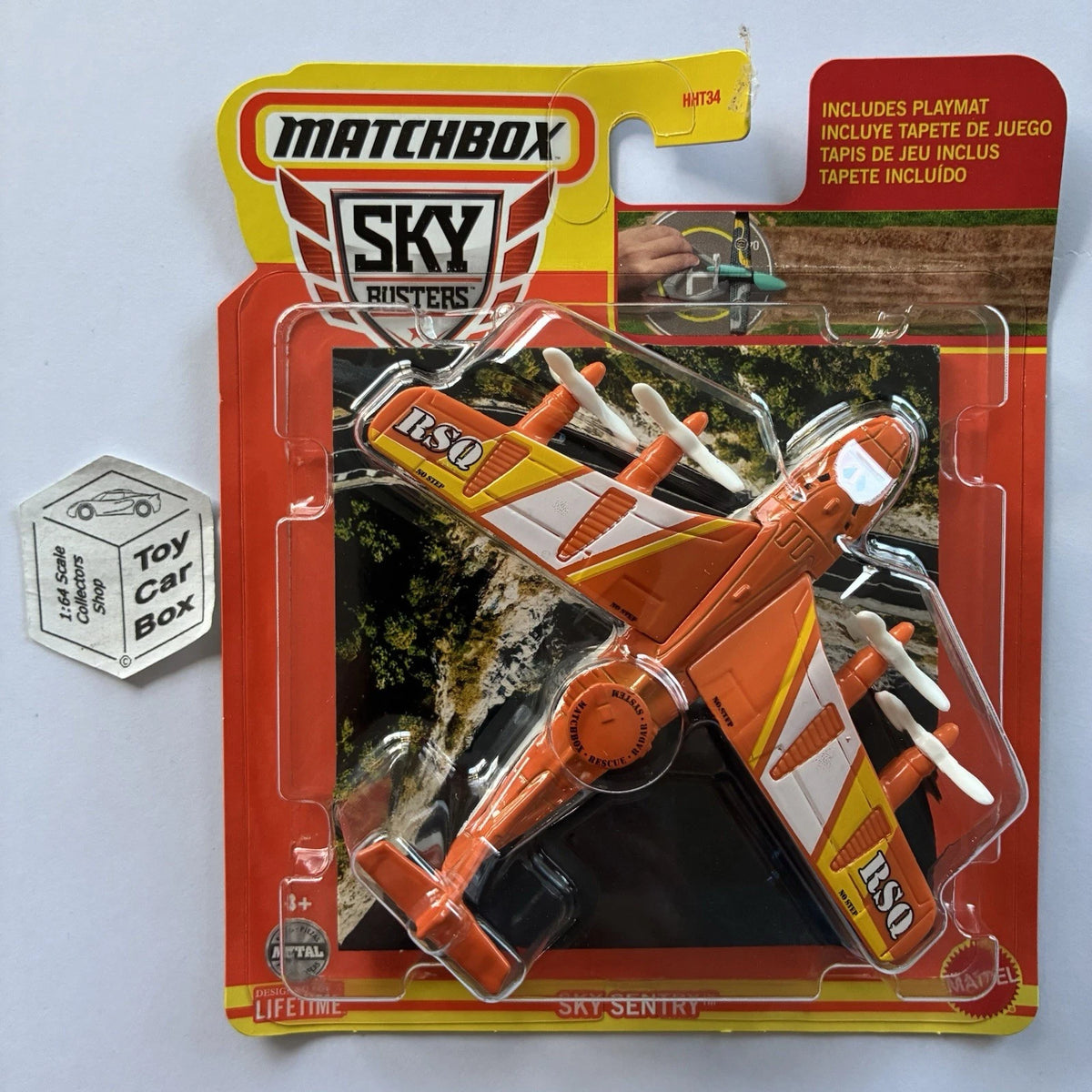 2024 MATCHBOX Sky Busters #4- MBX Sky Sentry (Orange - Unopened) D02g