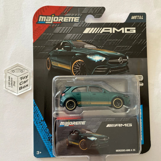MAJORETTE - Mercedes-AMG A35 (Green - 1:64* Deluxe Car & Collectors Box) G69