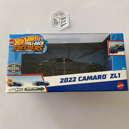 2024 HOT WHEELS 1:43* - 2022 Chevy Camaro ZL1 (Blue - Pull-back Speeders) K20
