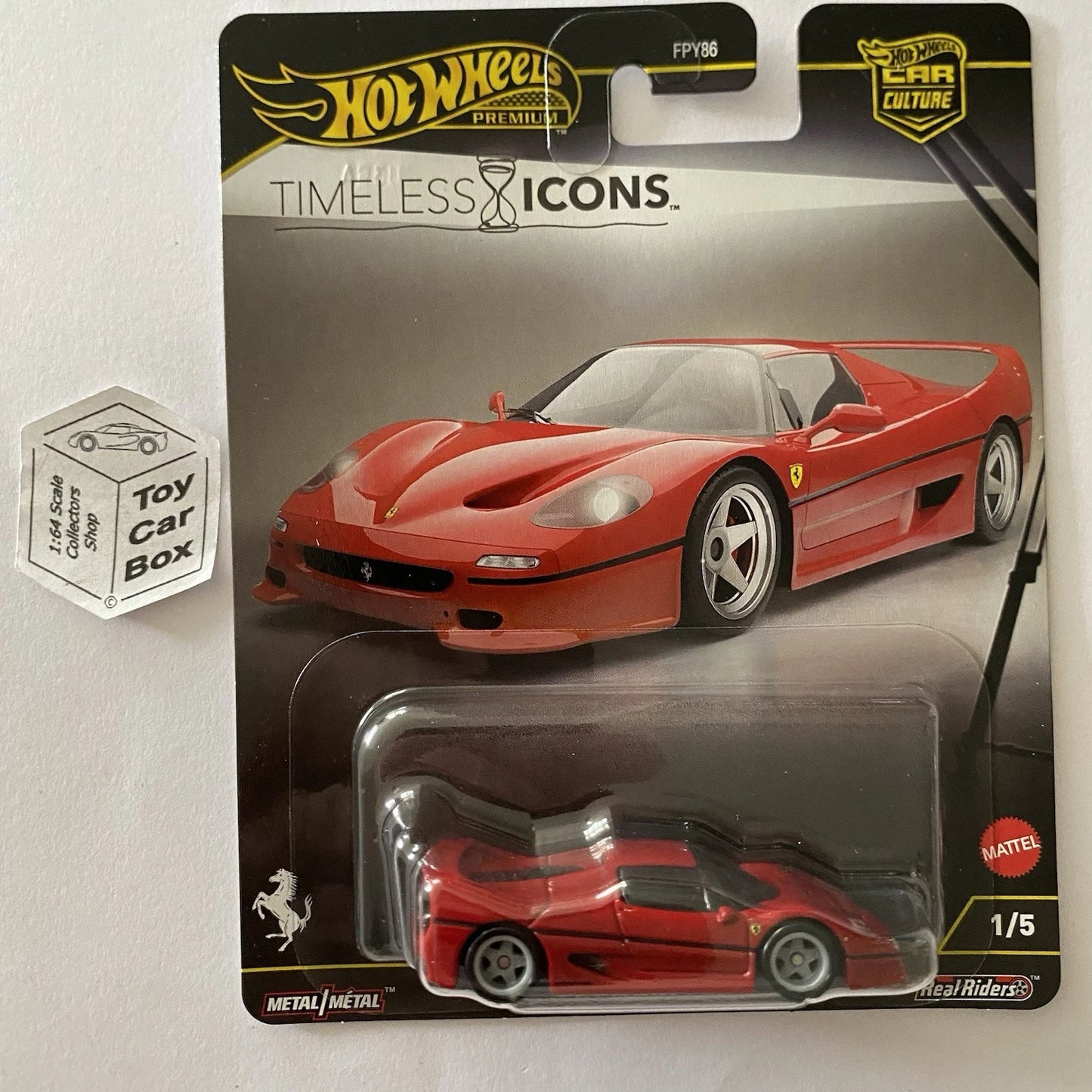 2025 HOT WHEELS Car Culture - Ferrari F50 (New #1 Timeless Icons - Premium) G04