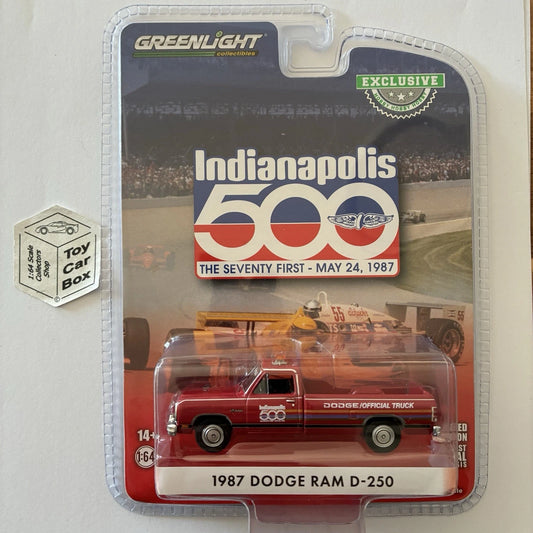 GREENLIGHT - 1987 Dodge RAM D-250 (Indianapolis 500 Official Truck) J45g