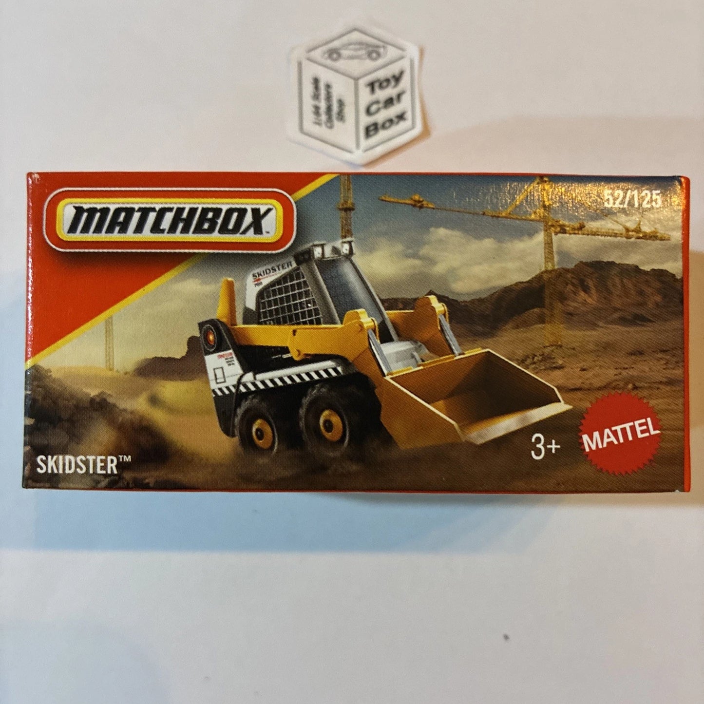 2026 MATCHBOX #52 - Skidster (White & Yellow - Power Grab) B42g